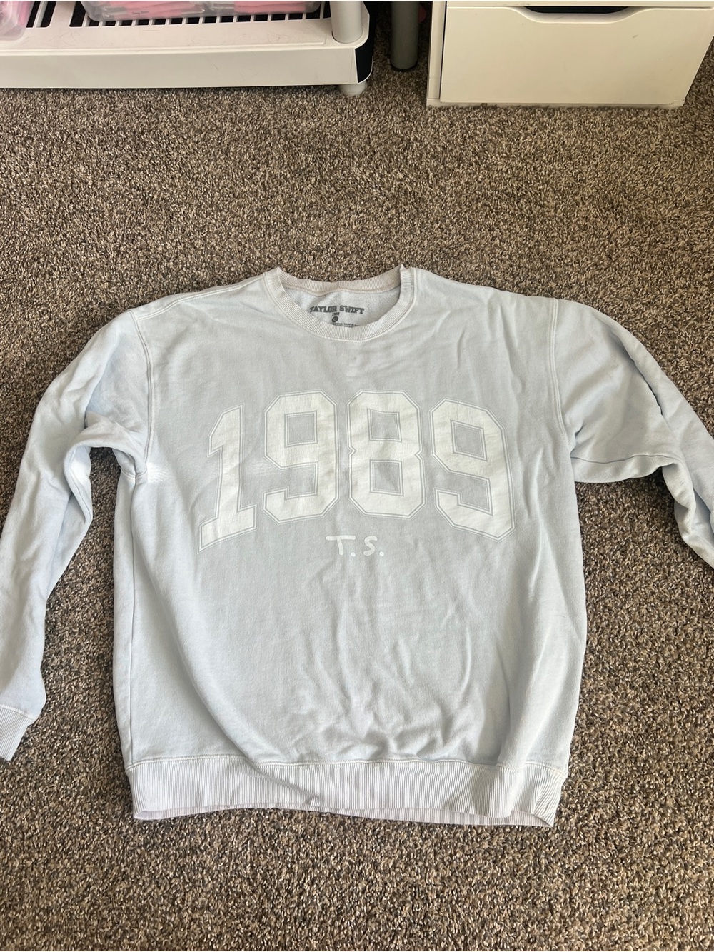 Taylor Swift Light Blue '1989' Crewneck Sweatshirt